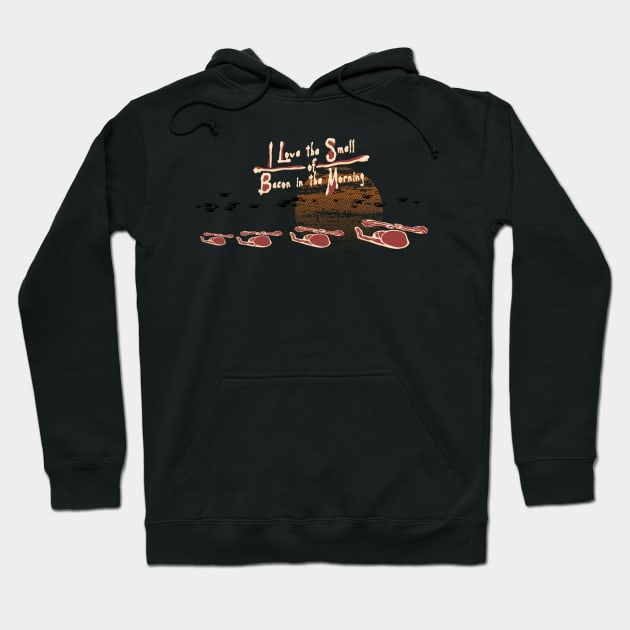 I Love the Smell of Bacon in the Morning Hoodie by synaptyx